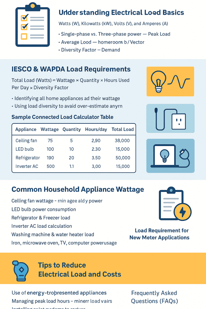 Load Requirement Calculator for Homes iesco